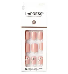 Kiss Kiss Self-adhesive nails imPRESS Nails Crystal Blossom 30 pcs thumbnail 1