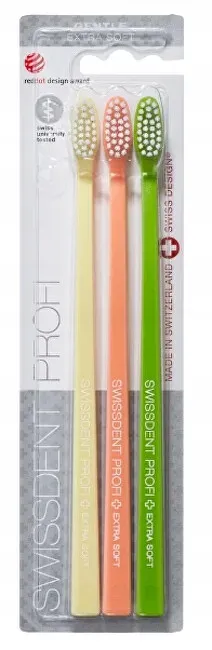 Swissdent Gentle Extra Soft Toothbrushes 2 + 1 FREE thumbnail 1