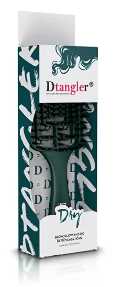 Dtangler Emerald Green Hair Brush thumbnail 2