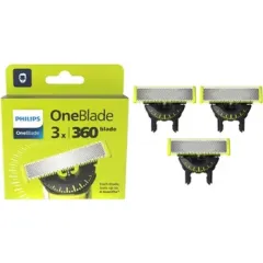 Philips OneBlade 360 QP430/50 Full Body Replacement Blades 3 pcs thumbnail 2
