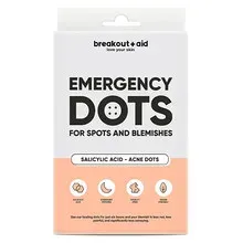 Breakout+aid Acne patches with salicylic acid Emergency Dots 72 pcs thumbnail 3