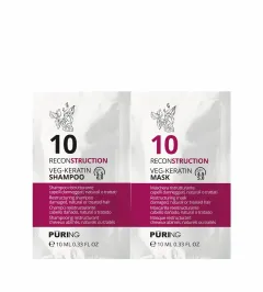 PÜRING sample 10+10 ml 10 Reconstruction Veg-Keratin Shampoo + Mask thumbnail 1