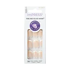 Kiss ImPRESS Nails Artificial Nails - Model 30 pcs thumbnail 1
