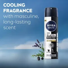 Nivea Antiperspirant spray B&W Epic Night Anti-Perspirant 150 ml thumbnail 3