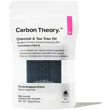 Carbon Theory Charcoal & Tea Tree Oil Breakout Control Cleansing Soap (Facial Cleansing Bar) 100 g thumbnail 2