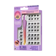 Kiss ImPRESS Press on False Eyelashes Kit 02C thumbnail 2