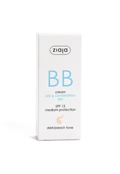 Ziaja BB krém pro mastnou a smíšenou pleť SPF 15 Dark/Peach Tone (BB Cream) 50 ml thumbnail 2