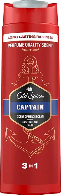 Old Spice Shower gel 3 in 1 Captain (Shower Gel + Shampoo) - 400 ml thumbnail 1