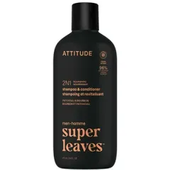 Attitude Men´s Nourishing Shampoo and Conditioner 2in1 Super Leaves Patchouli & Bourbon (Shampoo & Conditioner) 415 ml thumbnail 2