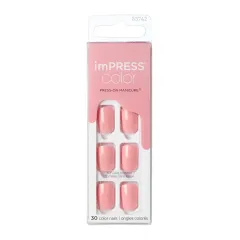 Kiss Kiss Self-adhesive nails imPRESS Color Pretty Pink 30 pcs thumbnail 1