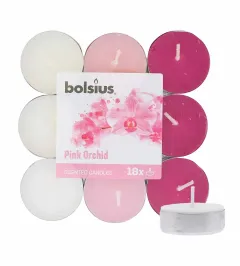 Bolsius tea candle 18 pcs Scented Tealights Orchid 4h thumbnail 1