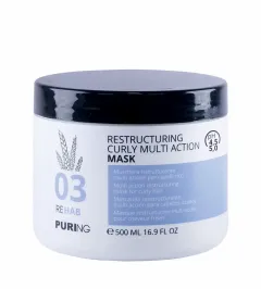 PÜRING intenzivní hydratační maska pro kudrnaté, vlnité a krepaté vlasy 500 ml PR 03 Rehab Restructuring Curly Multi Action Mask thumbnail 1