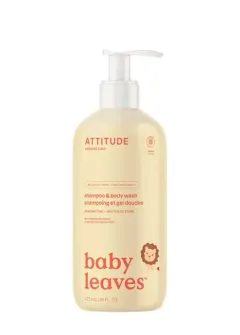 Attitude Children´s body soap and shampoo with the scent of pear juice Baby Leaves (Shampoo & Body Wash) 473 ml thumbnail 1