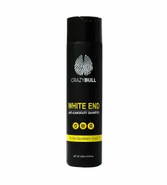 CrazyBull dandruff shampoo 250 ml White End Anti-Dandruff Shampoo thumbnail 1