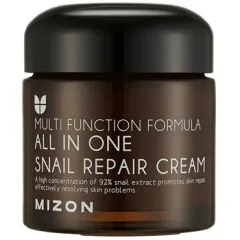 Mizon Regenerating face cream with snail secretion filtrate 92% (All In One Snail Repair Cream) - 75 ml thumbnail 2