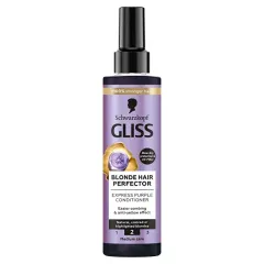 Gliss Kur Blonde Hair Perfector Purple Conditioner Regenerating Mask 200 ml thumbnail 1