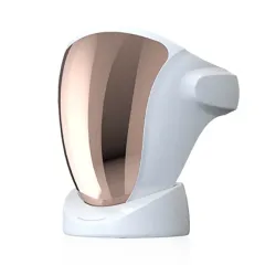 Palsar 7 Professional LED treatment mask for face and neck with charging station (White, Gold) thumbnail 2