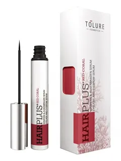 Tolure Cosmetics Vegan serum for eyelashes and eyebrows Hair plus Red Coral 3 ml thumbnail 1
