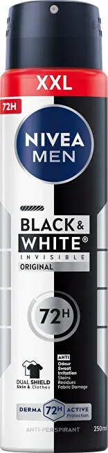 Nivea Antiperspirant spray B&W Invisible Original Anti-Perspirant 250 ml thumbnail 1