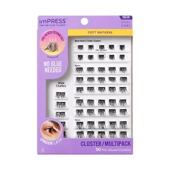 Kiss imPRESS Pre-glued Cluster Multi 01 Cluster Lashes thumbnail 1