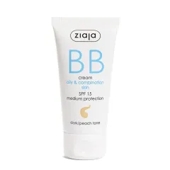 Ziaja BB krém pro mastnou a smíšenou pleť SPF 15 Dark/Peach Tone (BB Cream) 50 ml thumbnail 1