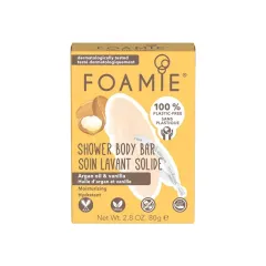 Foamie Moisturizing shower care Kiss me Argan (Shower Body Bar) 80 g thumbnail 1
