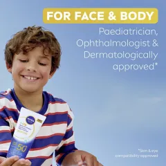 Nivea Sunscreen milk SPF 50+ Kids Daily UV Protect Milk thumbnail 4