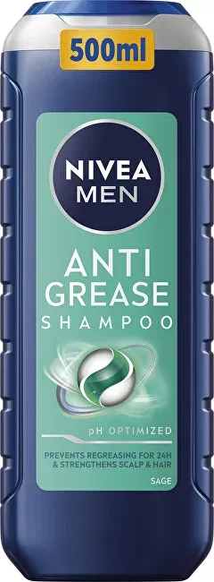 Nivea Shampoo with sage for oily hair Men (Anti Grease Shampoo) - 500 ml thumbnail 1