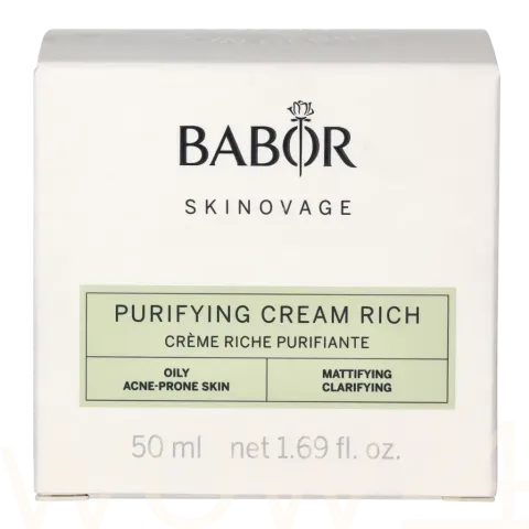 Babor Skinovage Purifying Cream Rich