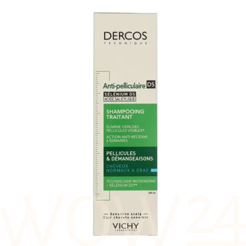 Dercos Anti-Dandruff Dermatological Shampoo Normal to Oily Hair