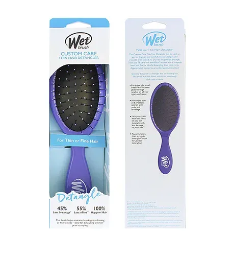 Custom care thin hair detangler