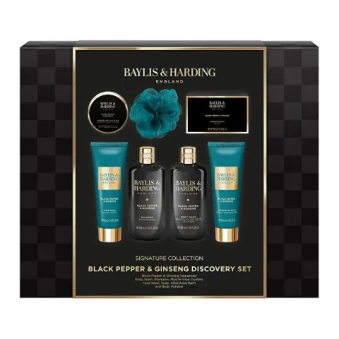 Black Pepper &amp; Ginseng Body Care Gift Set 7 pcs
