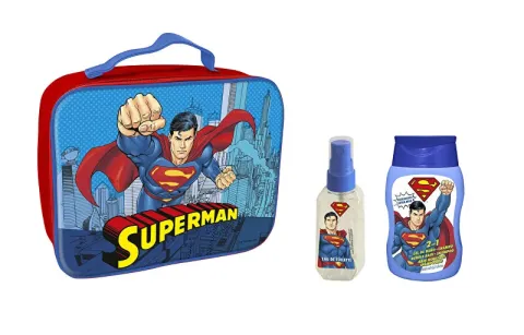 Superman cosmetic bag gift set