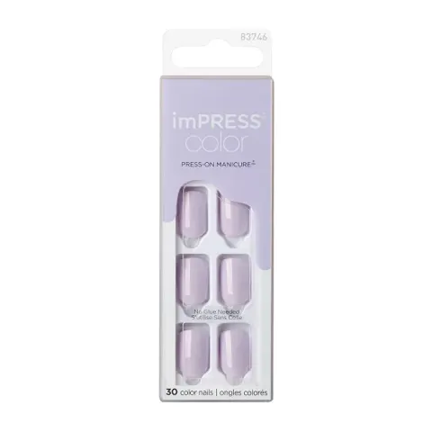 Kiss Self-adhesive nails imPRESS Color Picture Purplect 30 pcs