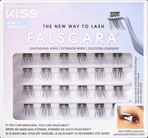 Kiss False eyelashes Falscara Lash Wisp Multi 01 Dirbtinės blakstienos