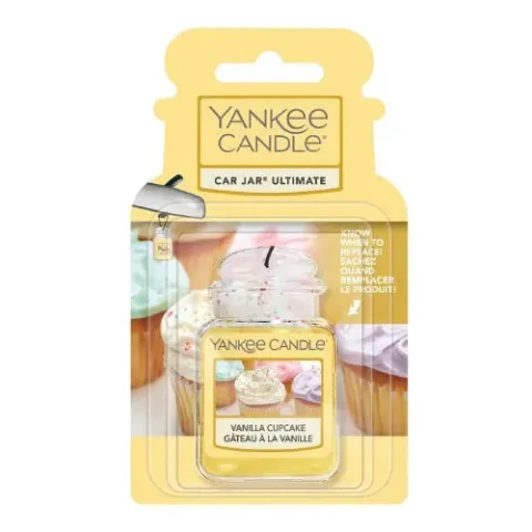 Vanilla cupcake car jar