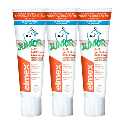Children´s toothpaste Junior Trio 3 x