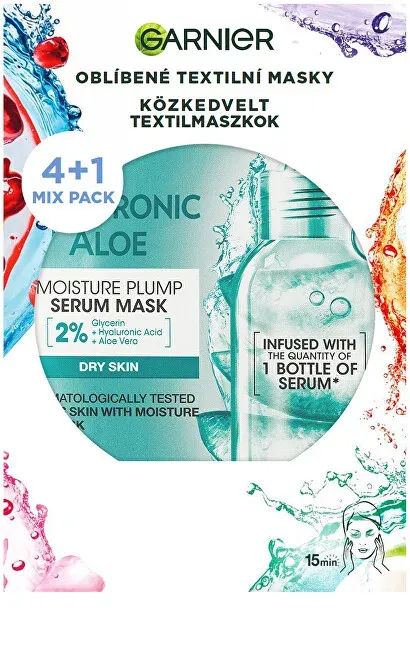 Set of fabric face masks Party Mix 4+1 pcs