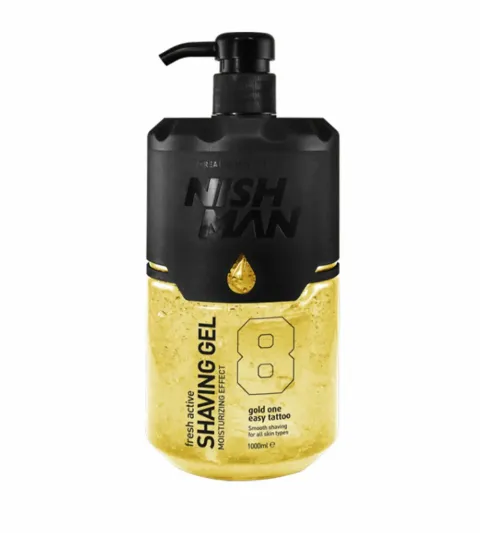 transparentní holicí gel 1000 ml Shaving Gel Gold One