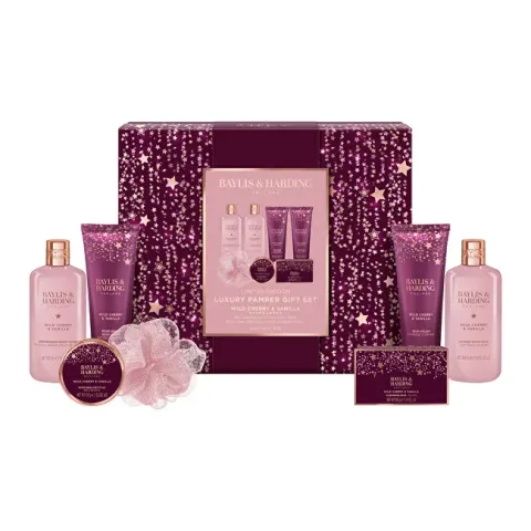 Wild Cherry &amp; Vanilla Body Care Gift Set 7 pcs