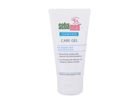 Clear face care gel