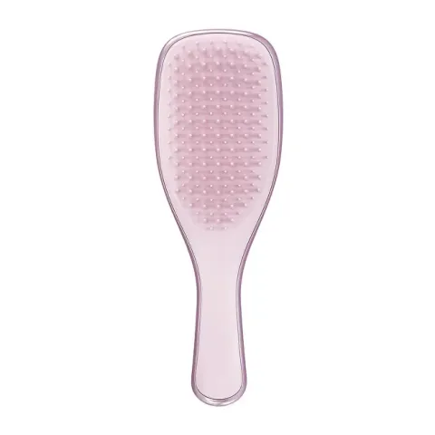 The Ultimate Detangler mini Chrome Satin Pink hair brush
