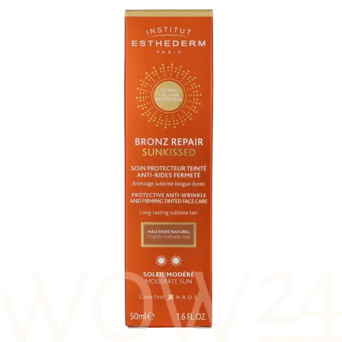 Esthederm Bronz Repair Sunkissed Tinted Face Care - Moderate Anti-Wrinkle And Firming