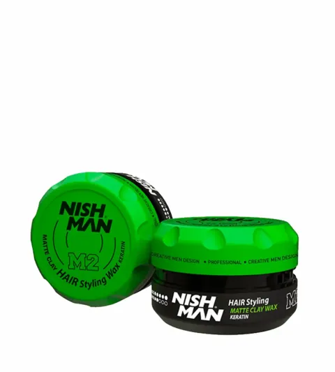 matný stylingový jíl 132 g Matte Clay Hair Styling Wax Keratin M2