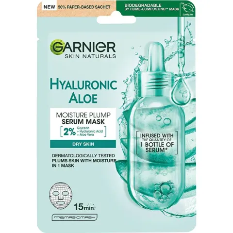 Skin Naturals Hyaluronic Aloe Serum Tissue Mask