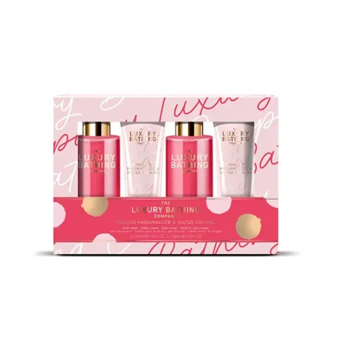 Toasted Marshmallow &amp; Salted Caramel Body Care Gift Set 4 pcs