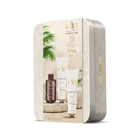 Body care gift set in a tin box Wellness Spa 3 pcs