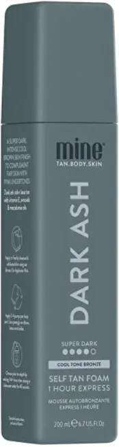 Self-tanning foam for dark brown shade Dark Ash (Self-Tan Foam) 200 ml