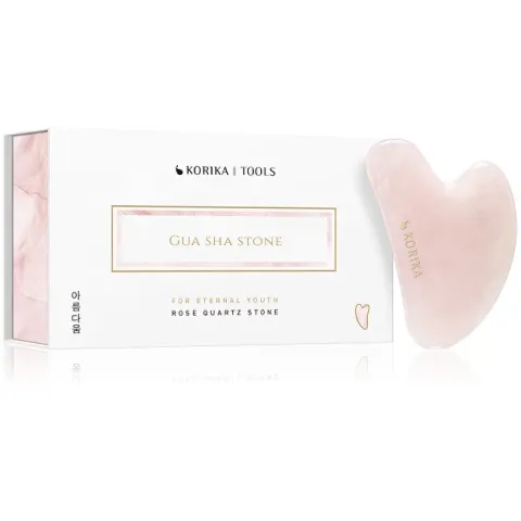 Gua Sha massage stone made of rose quartz (Gua Sha Stone)
